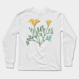 California State Flower California Poppy Long Sleeve T-Shirt